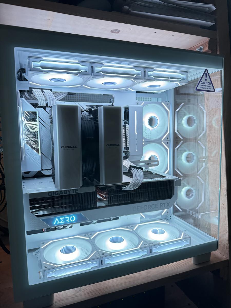 Yet another white(ish) NZXT H9 build: Continued by