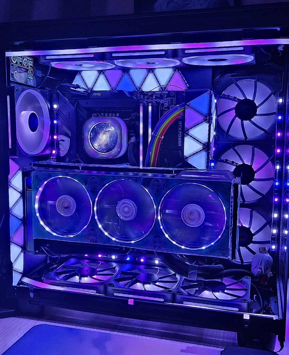 Corsair LX Fans build in NZXT H9 by Zafiast - Intel Core i7-14700K