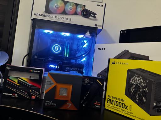 High-End Gaming PC with Ryzen 7 7800X3D & RTX 4080 Super by