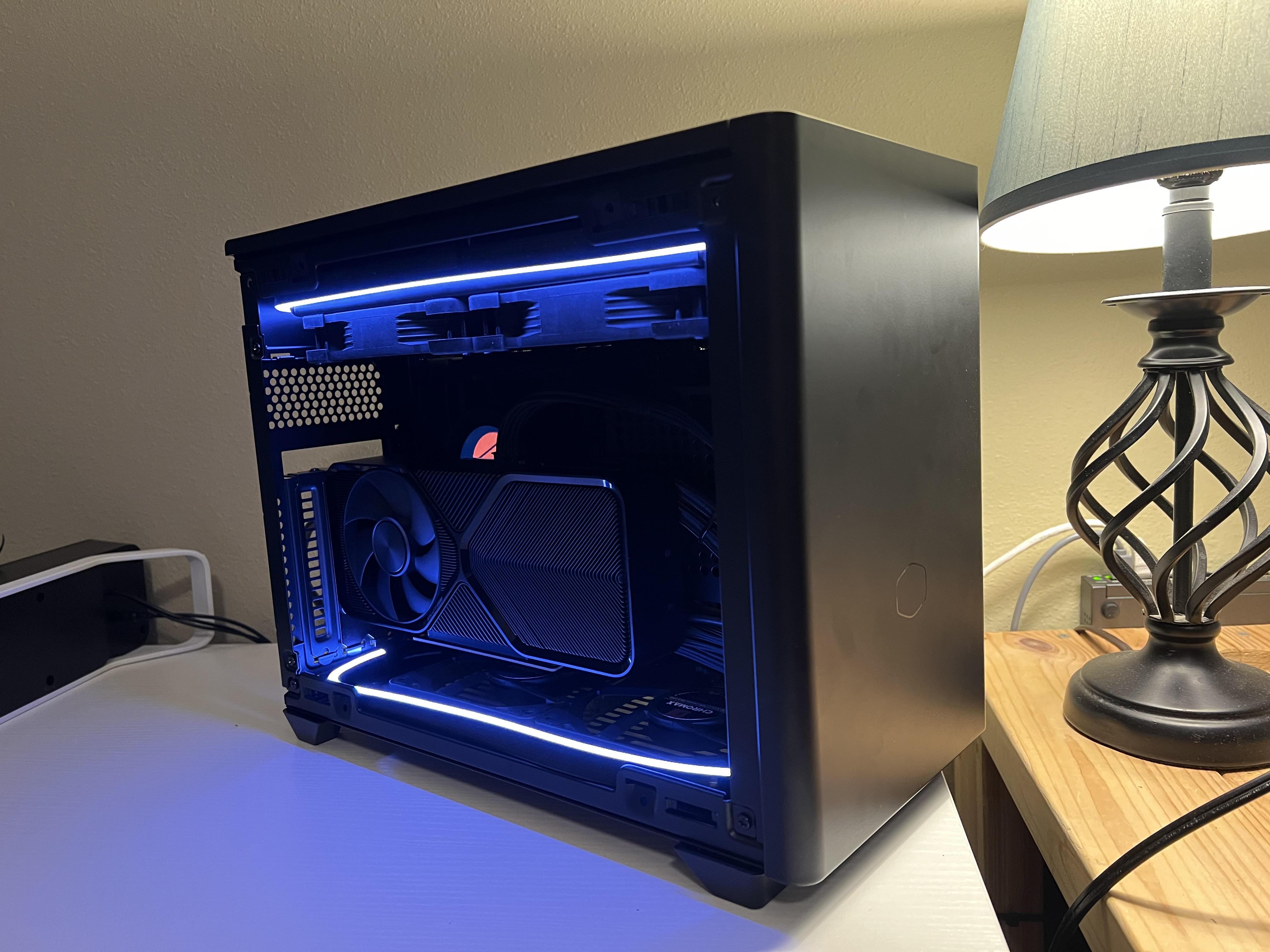 NR200P Obsidian Build by acsurfer - AMD Ryzen 7 7700X, GeForce RTX