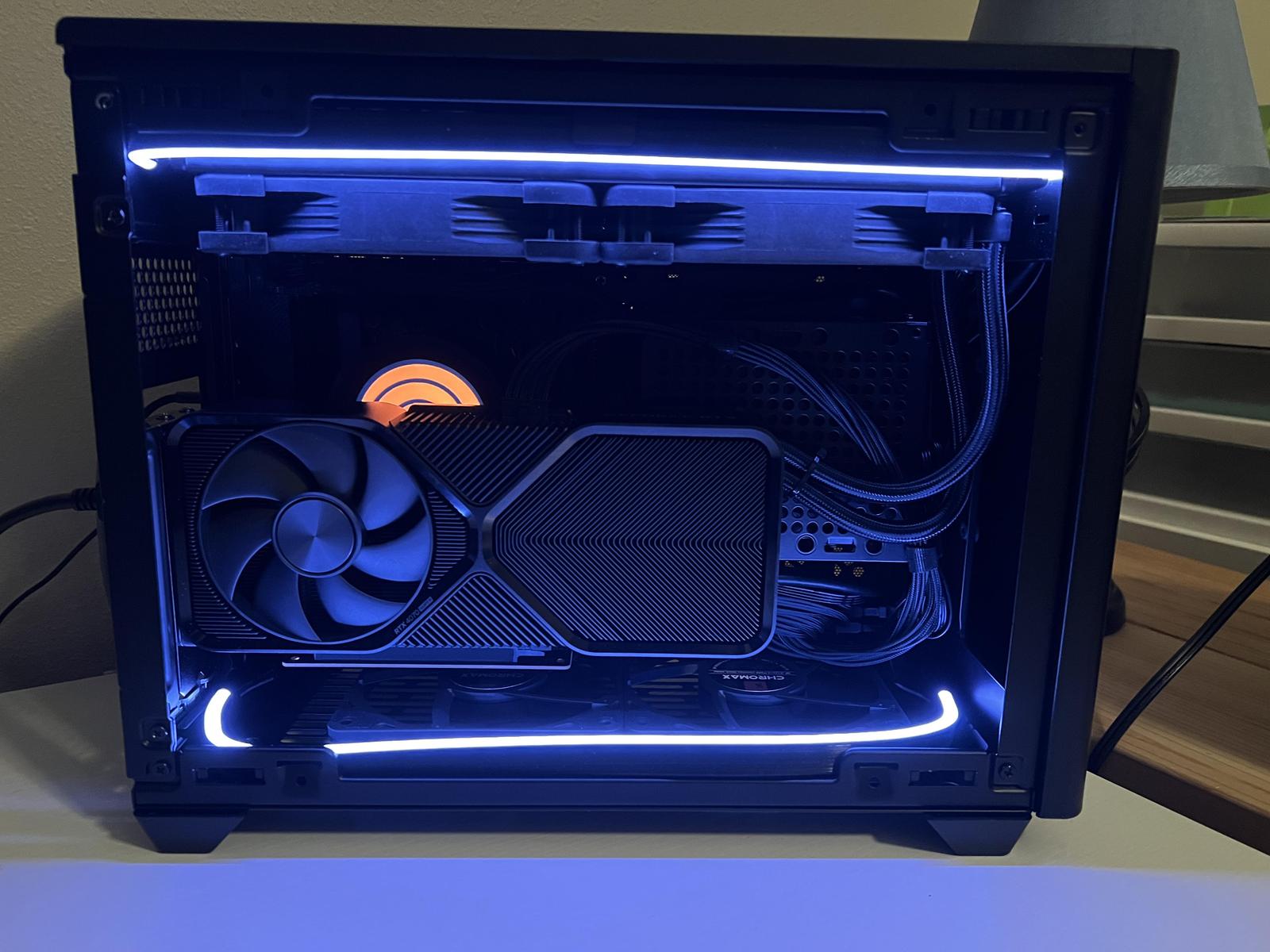 NR200P Obsidian Build by acsurfer - AMD Ryzen 7 7700X, GeForce RTX