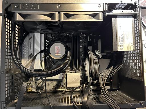 Ryzen 7600x in Jonsbo Z20 with NZXT Kraken 240 Liquid cooling by
