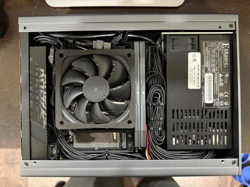 SFF Build: Midori 5L, 9800x3D, Deshrouded 5070, 5x Noctua, Triple