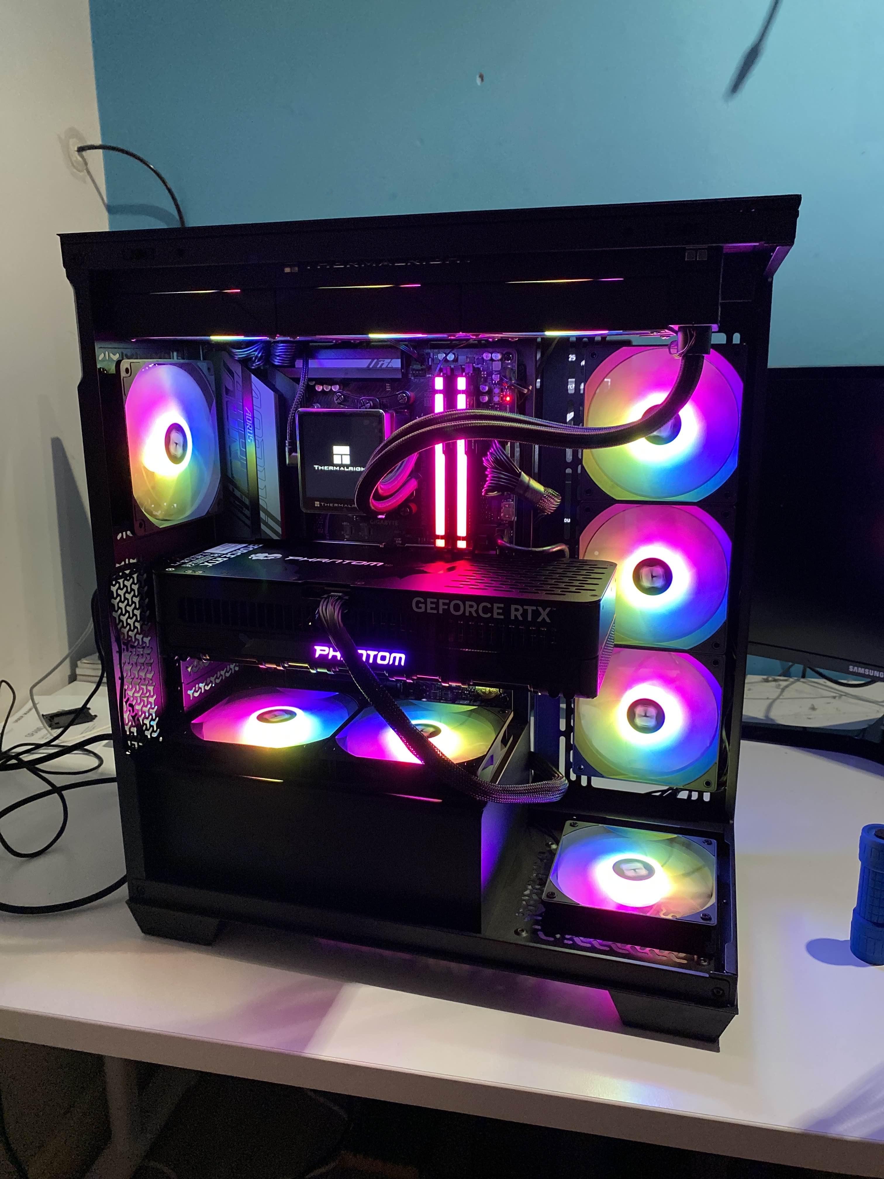 MY FIRST DIY PC BUILD! // Corsair 3500x black build // Ryzen 7