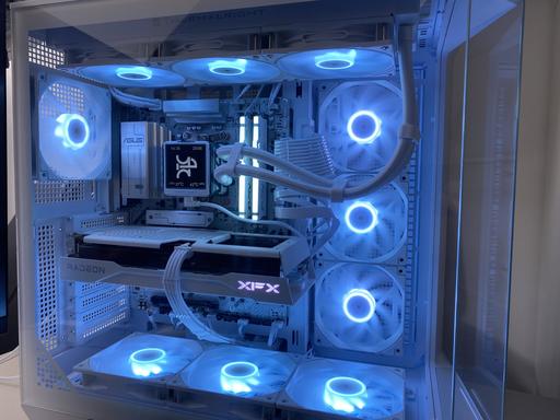 My first build! All white gaming PC by anpotsis - AMD Ryzen 9