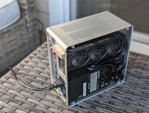 Jonsbo NV10 - 4.5L Mini ITX PC - Fits in a backpack by saurabh1312