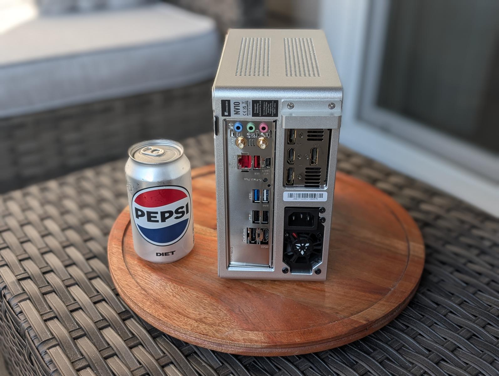 Jonsbo NV10 - 4.5L Mini ITX PC - Fits in a backpack by saurabh1312