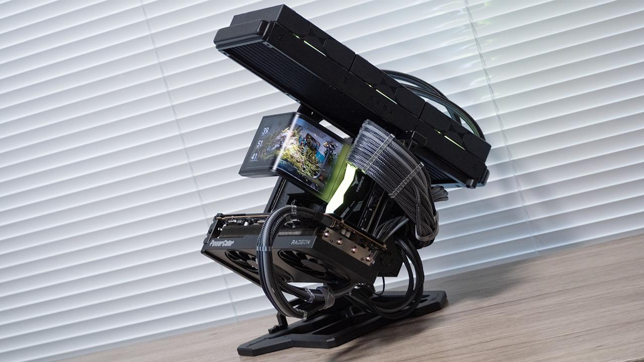 Monster Studio A45 OPEN AIR ITX SFF PC CASE build by ToruMod - AMD