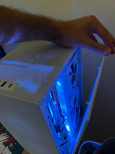 未開封 SSUPD Meshroom S V2 PCケース 白 Meshroom S V2 ITX Desktop Box Heat Dissipation Mesh 4-slot