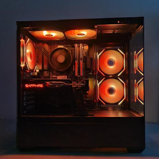 SAMA SV02 build. Black/Flame/Red by Azzinoth100 - AMD Ryzen