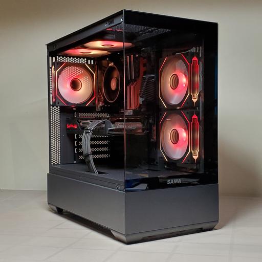 SAMA SV02 build. Black/Flame/Red by Azzinoth100 - AMD Ryzen