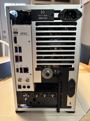 NCASE M2 Grater Under-desk Gaming Build by germantucky - AMD Ryzen