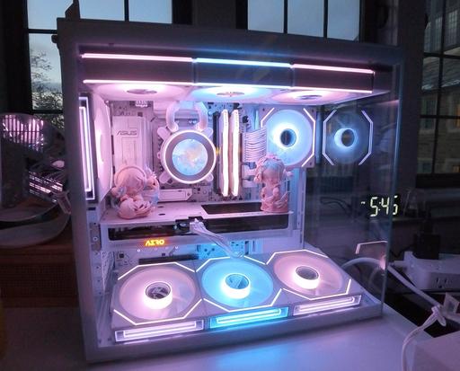 White Lian Li O11D Mini V2 - My First PC Build ❄️ by czx_sc