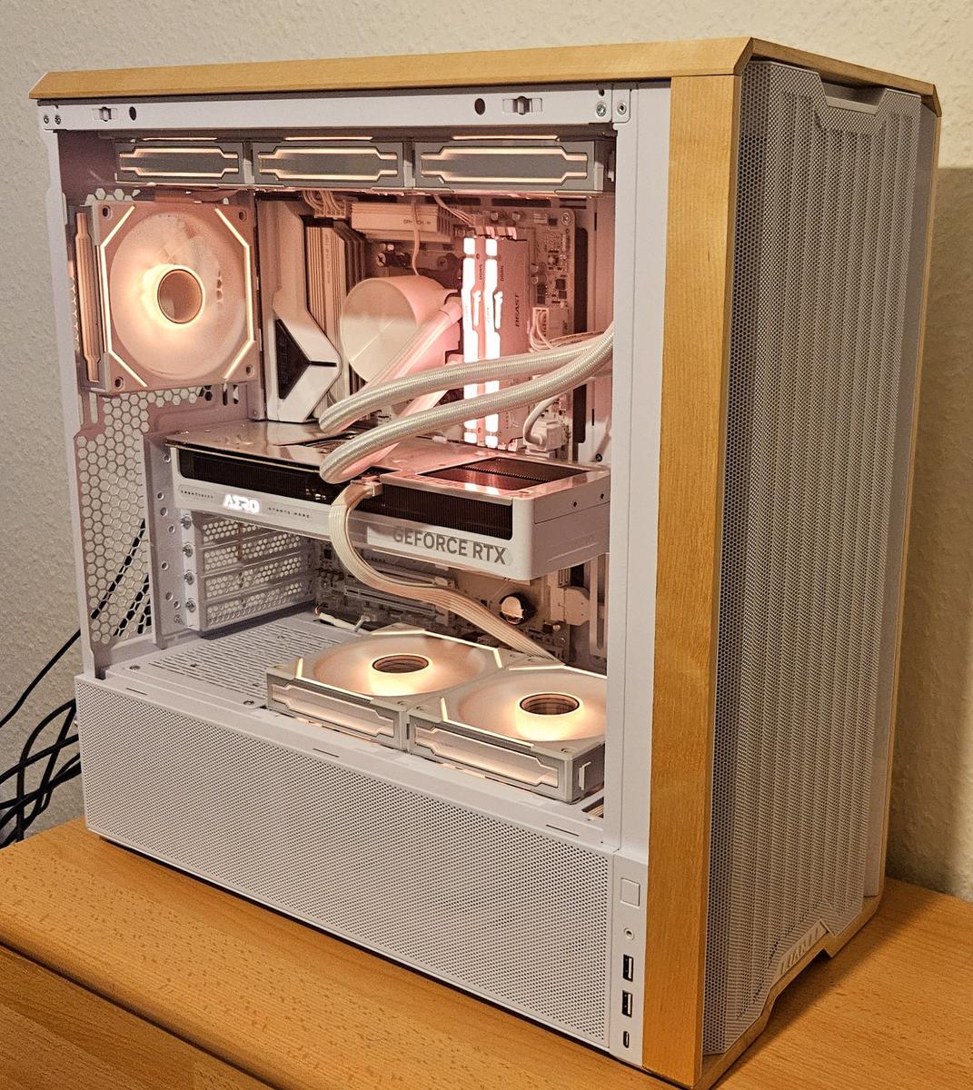 lian li lancool 217 wood / white by itzArti - AMD Ryzen 7 9800X3D