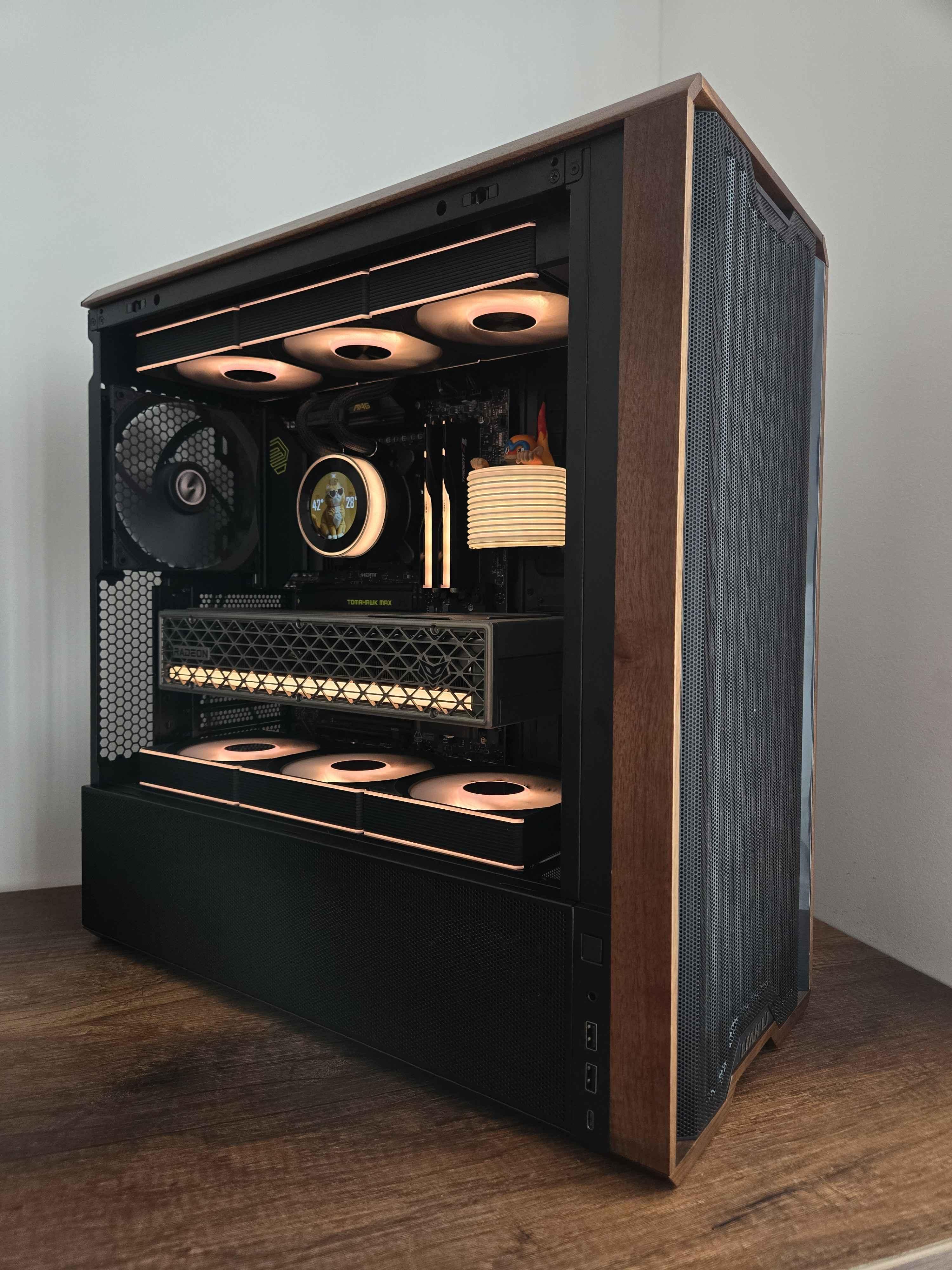 Lancool 217 Brown by markren77 - AMD Ryzen 7 9800X3D, Radeon RX